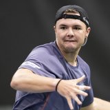 Dominic Stricker défiera Pedro Martinez dès 13h samedi KEYSTONE/ANTHONY ANEX